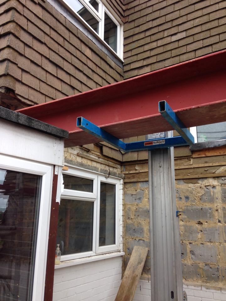 Preparing new supporting construction for an old house - WR service London